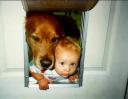 Baby and Dog